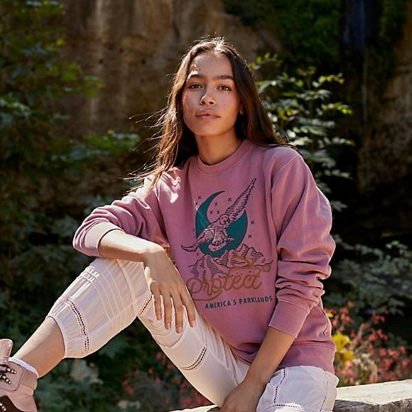 RARE Free People Parks Project Sweatshirt - Picture 2 of 5